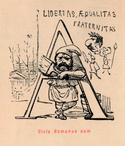 Római állampolgár vagyok, 1852 alkotó: John Leech