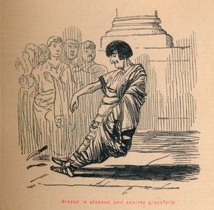 Drusust leszúrják, és kecsesen lejár, 1852 alkotó: John Leech