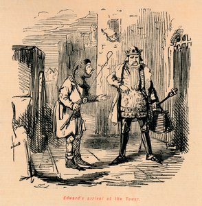 Edwards érkezése a toronyhoz, 1860, 1860 c alkotó: John Leech