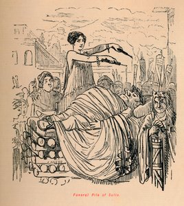 Sulla temetési halma, 1852 alkotó: John Leech