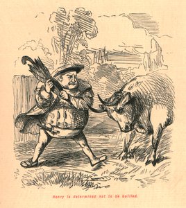 Henry elhatározta, hogy nem zaklatja, 1897. alkotó: John Leech