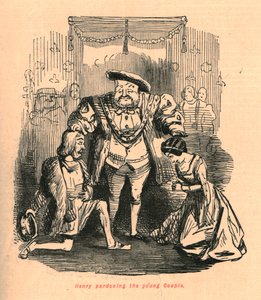 Henry megkegyelmez a fiatal párnak, 1897. alkotó: John Leech