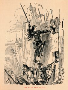 Joan Párizs falainál, alkotó: John Leech