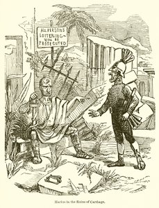 Marius Karthágó romjainál alkotó: John Leech