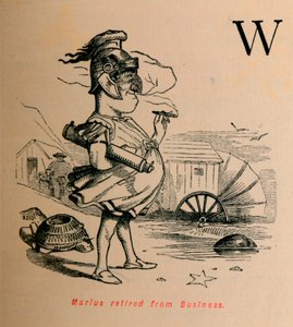 Marius visszavonult az üzleti élettől, 1852 alkotó: John Leech