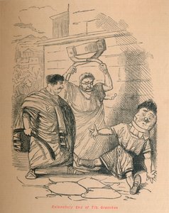 Tib Gracchus melankolikus vége, 1852 alkotó: John Leech