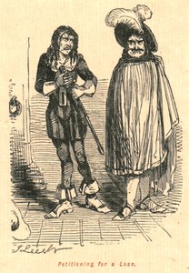Kölcsönkérelem, 1897. alkotó: John Leech