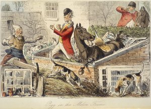 Malac a dinnye keretben, a Handley Crossból alkotó: John Leech