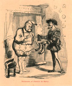 Ferenc udvariassága Henrikhez, 1897. alkotó: John Leech