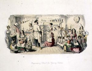 Fiatal hölgyek előkészítő iskolája alkotó: John Leech