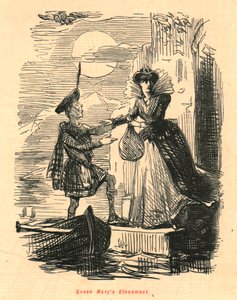 Queen Marys Elopement, 1897. alkotó: John Leech