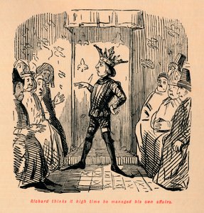 Richard úgy gondolja, hogy itt az ideje, hogy saját ügyeit intézze, c1860, c1860 alkotó: John Leech