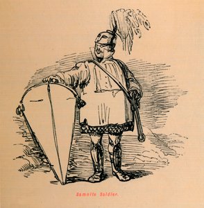 Samnite katona, 1852 alkotó: John Leech