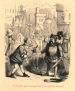 Sir Thomas Wyatt megadja magát Sir Maurice Berkeley-nek, 1897. alkotó: John Leech