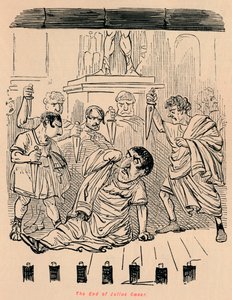 Julius Caesar vége, 1852 alkotó: John Leech