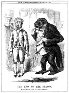 Az évszak oroszlánja, 1861 alkotó: John Leech