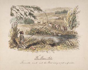 A folyópart, kedvező szél és a lehető leggyorsabban felkelő pisztráng, 1830-64.