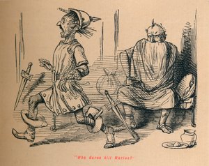 Ki meri megölni Mariust, 1852 alkotó: John Leech