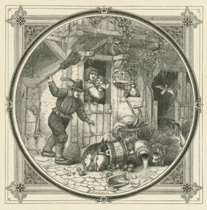Amit a koca csinál, a kismalacoknak fizetniük kell (metszet) alkotó: John Leighton