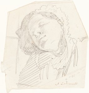 Pihenő Nő alkotó: John Linnell