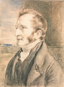 Egy férfi portréja alkotó: John Linnell