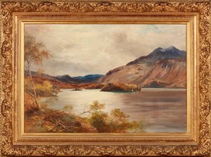 Loch Katrine (olaj, vászon)