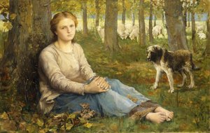 Egy pásztorlány és nyája, 1878-9