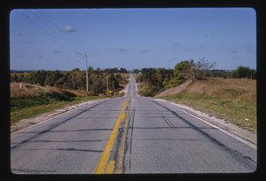 Highway 6, Adeltől nyugatra, Iowa, USA