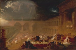 Belsazár ünnepe alkotó: John Martin