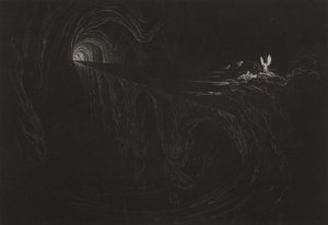 Káosz hídja, 1827 körül (mezzotint) alkotó: John Martin