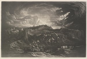 Jerikó falainak leomlása alkotó: John Martin