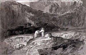 Az ötezer ember etetése alkotó: John Martin