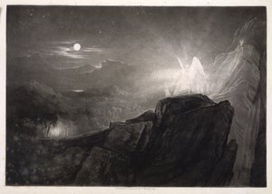 Illusztráció a Paradise Lostból alkotó: John Martin