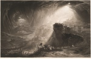 Joshua megparancsolta a Napnak, hogy álljon meg alkotó: John Martin