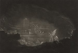 Pandemonium, 1827 körül (mezzotint) alkotó: John Martin