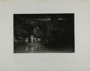 CXXXVII. zsoltár, a Biblia illusztrációiból alkotó: John Martin