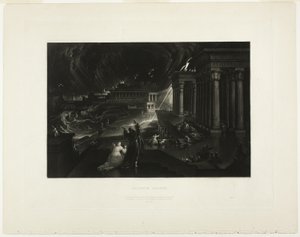 Hetedik pestis, a Biblia illusztrációiból alkotó: John Martin