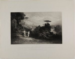 Az ember bukása, a Biblia illusztrációiból alkotó: John Martin