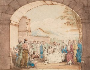 Lázár feltámasztása alkotó: John Martin