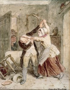 Jelenet a Tom Jonesból, 1838 (wc papíron)