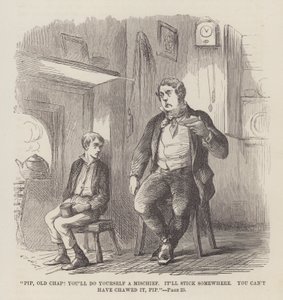 Illusztráció a nagy elvárásokhoz alkotó: John McLenan