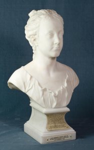 Margaret Cavendish, később Portland hercegnő mellszobra, 1723 körül (márvány) alkotó: John Michael Rysbrack