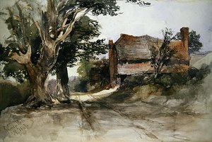 Egy régi ház Tunbridge Wellsben alkotó: John Middleton