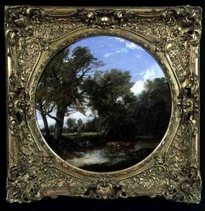 Norfolk River Scene (olaj, vászon)