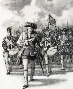 Harcba menetel alkotó: John Millar Watt