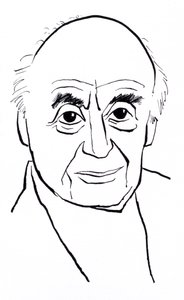 Berthold Goldschmidt, karikatúra