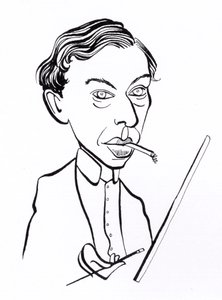 Ernst Ludwig Kirchner, karikatúra