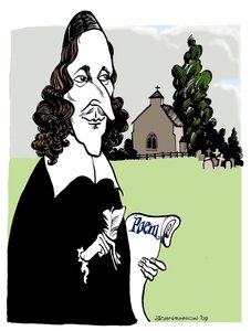 George Herbert - walesi költő, szónok, anglikán pap. alkotó: John Minnion