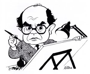 Vicky (Victor Weisz), karikatúra