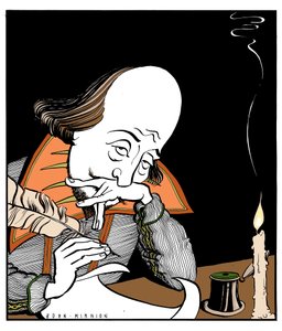 William Shakespeare egy John Minnion által írt színdarab megírása alkotó: John Minnion